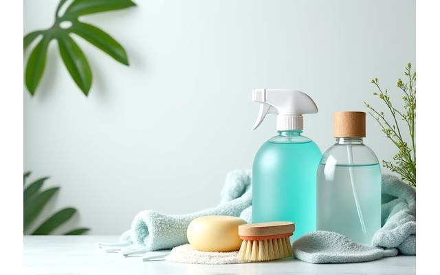 Produits d'entretien écologiques rechargeables